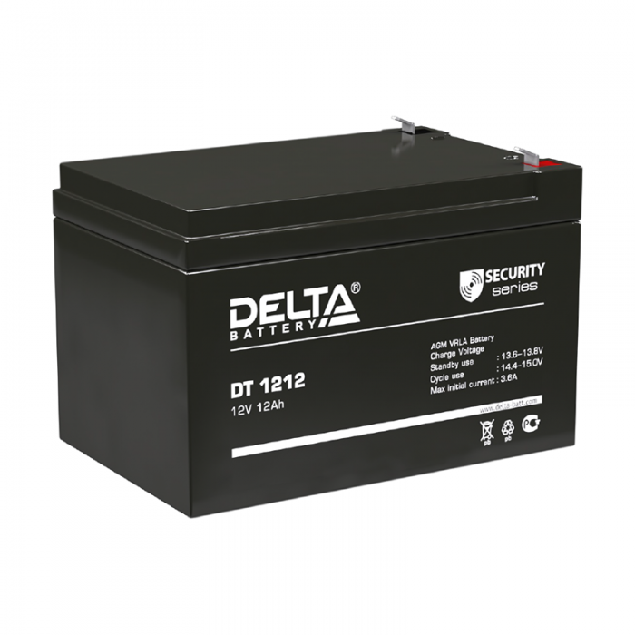 Аккумулятор Delta DT 12V 12Ah